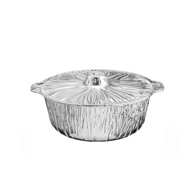 Jet Foil Disposable Aluminum 2.75Qtz X-Small Pot With Lid