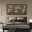 «Abstract Botanical Floral Elegance», reproduction d'art rétro encadrée sur toile-111568204-98041997