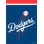 Drapeau de Los Angeles Dodgers avec licence MLB-292678800