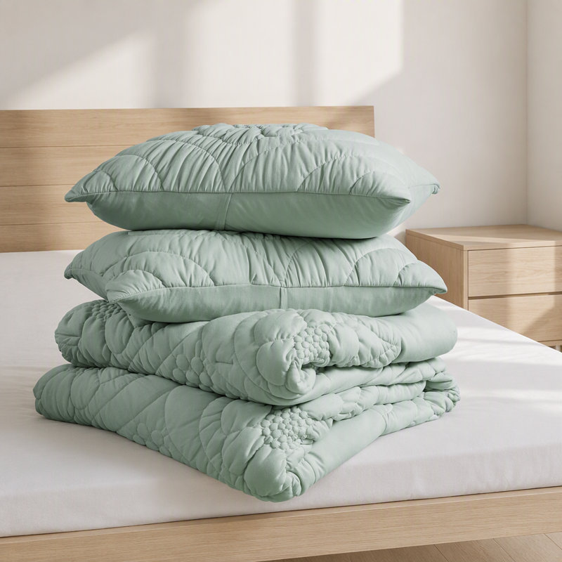 2-Piece Twin Comforter Set,Sage