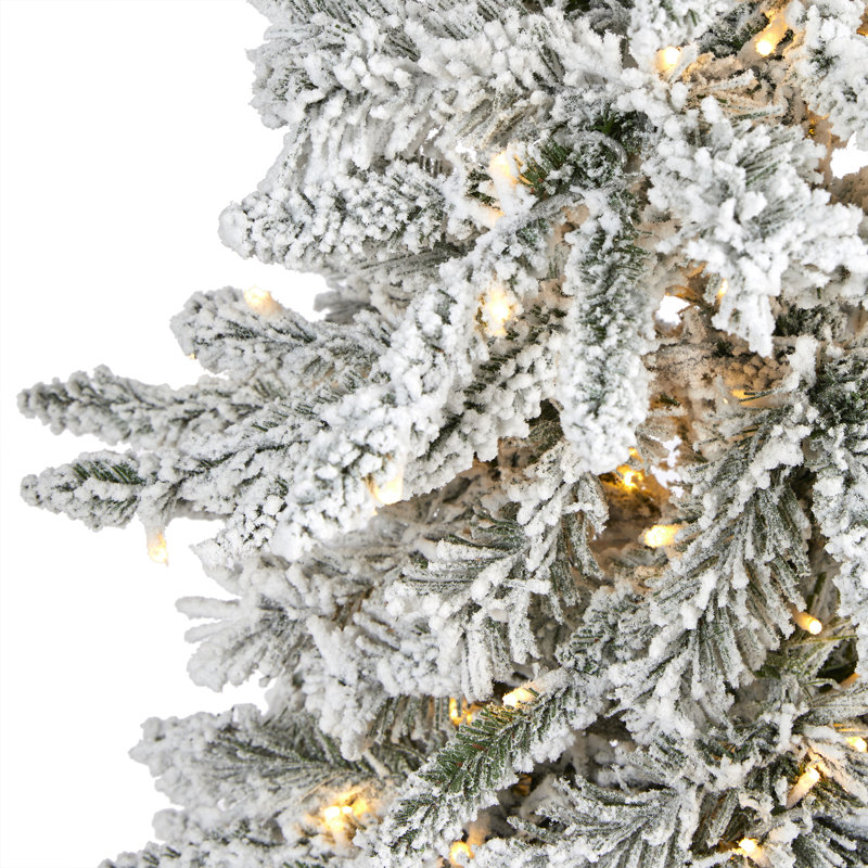 Lighted Artificial Christmas Tree, 6.5' H