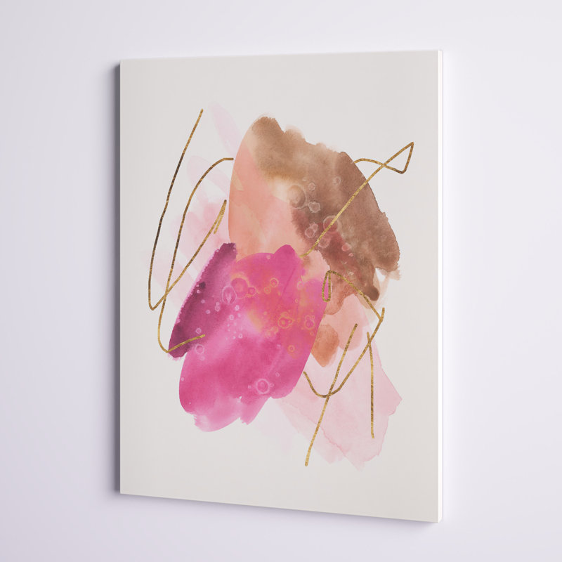 «Rose Edge III», reproduction d'art sur toile, H 48 po x l 36 po x P 1 po, Toile tendue