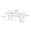 Table de bout en bois massif crème-110438647