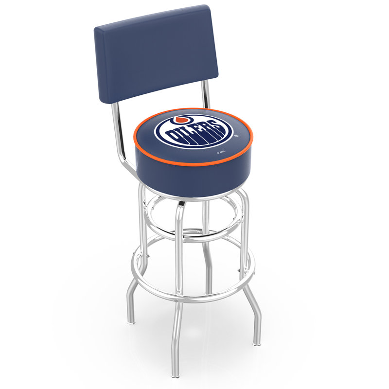 Tabouret de comptoir pivotant 25 po NHL, Oilers d'Edmonton