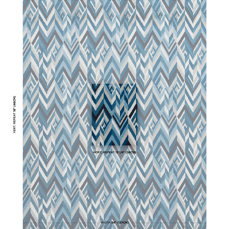 Taylor Velvet Fabric, Lapis