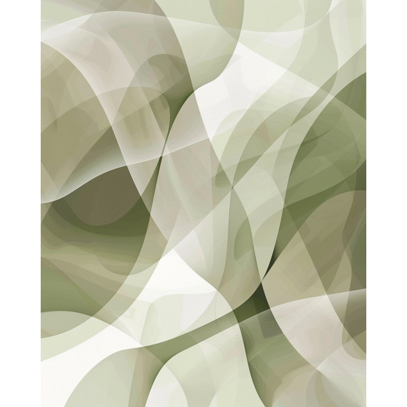 «Layered Organic Flow», art mural moderne sur toile, H 36 po x l 24 po x P 1,5 po