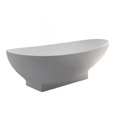 Ensemble de baignoire et douche incurvée moderne sans cadre l 70,87 po x H 21,26 po Modern