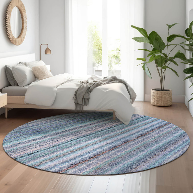 Premium Machine Washable Cerrito AMF598 Sky Rug