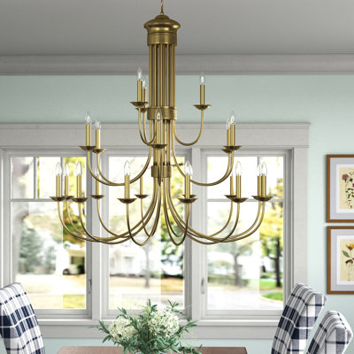 Arunvir 21 - Light Steel Dimmable Chandelier