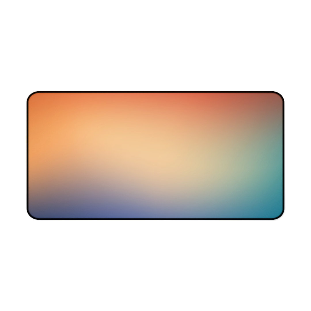 Vibrant Ombre Gradient Desk Mat