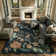 Garbrand Machine Washable Floral Farmhouse Area Rug with Non-Slip Backing for Living Room, Dining Room, Bedroom