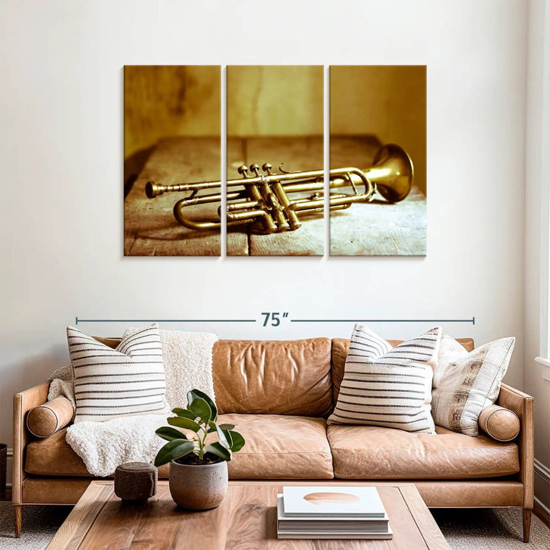 Abarca Old Golden Trumpet, 36" H x 57" W