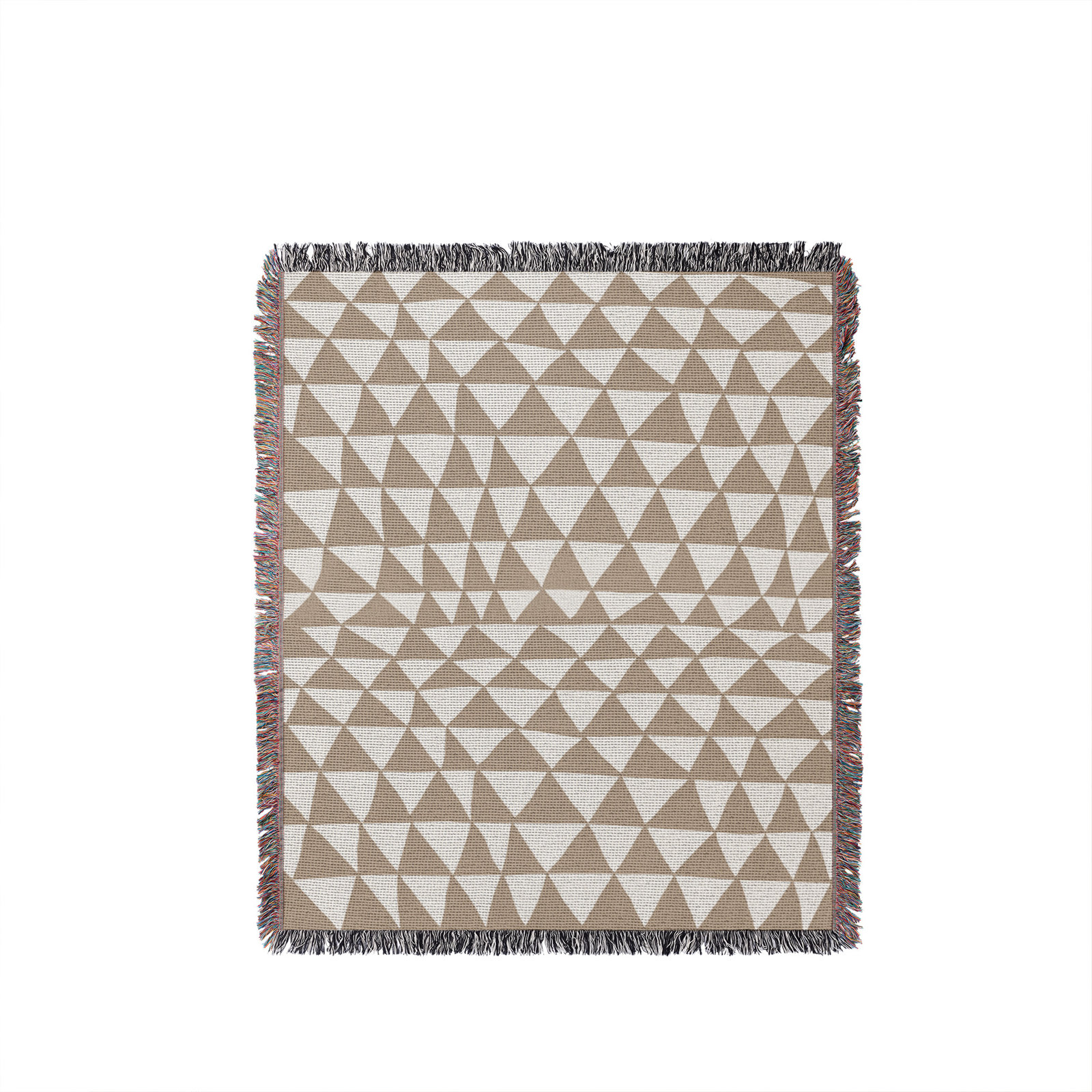 Kelia Cotton Throw Blanket, 60" x 80" – Queen, Beige