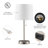 Daphyne 21" Modern Table Lamp with USB