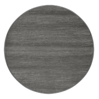 Machine Washable Solid Grey Area Rug