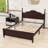 Brochan Wood Platform Bed with Headboard-1736922169-1736922168