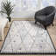 Abani Manvir VIV150A Cream Grey Farmhouse Area Rug-1136980235