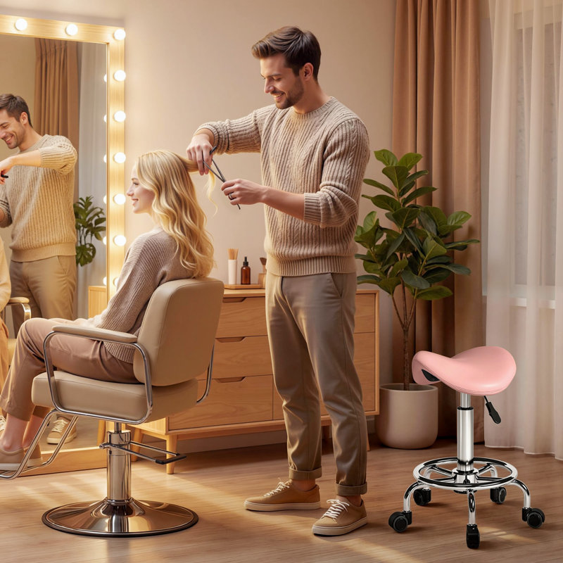 Fauteuil roulant réglable Saddle Stool - rose, Rose