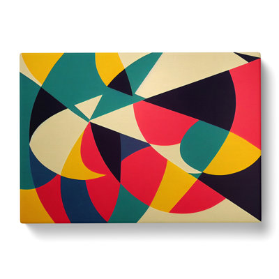 Pleasant Abstract Art - Wrapped Canvas
