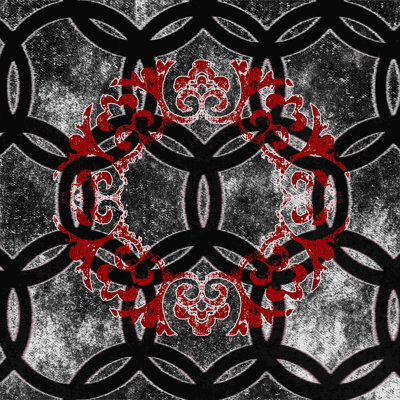 " Red Black White Pattern "