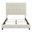 Lit plateforme tapissier touffeté-493649196