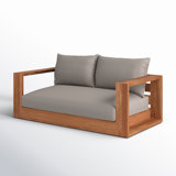 Gazel 63'' Teak Outdoor Loveseat