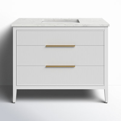 Bilroy 42" Oak Single Bathroom Vanity