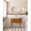 Meuble-lavabo simple H 35,4330 po x P 11,9606 po x H 35,4330 po Rokia
