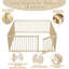 Grand parc pour bébé et barrière pour bébé avec porte, aire de jeu sécuritaire, centre d'activités pour enfants-112884256