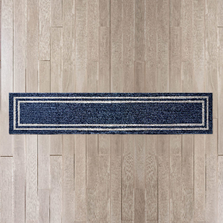 Nautica Double Line Machine Washable All Loop Tufted Rugs 1-Piece