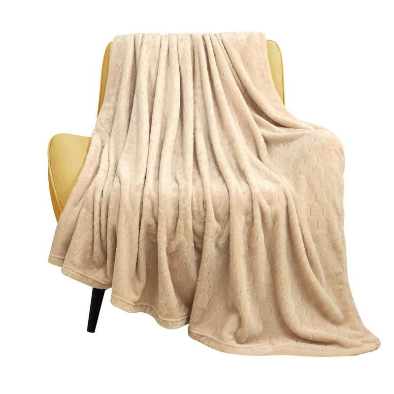 Throw Blanket, Apricot