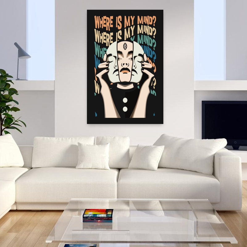 Art contemporain, art contemporain abstrait, H 48 po x l 32 po