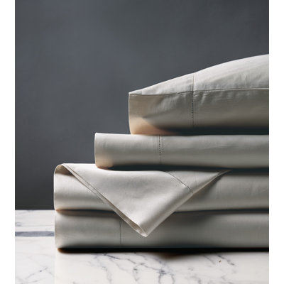 Ensemble de draps en percale de coton à densité de tissage 300 fils Brax