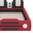 Twin Race Car-Shaped Platform Bed With Wheels-230678026