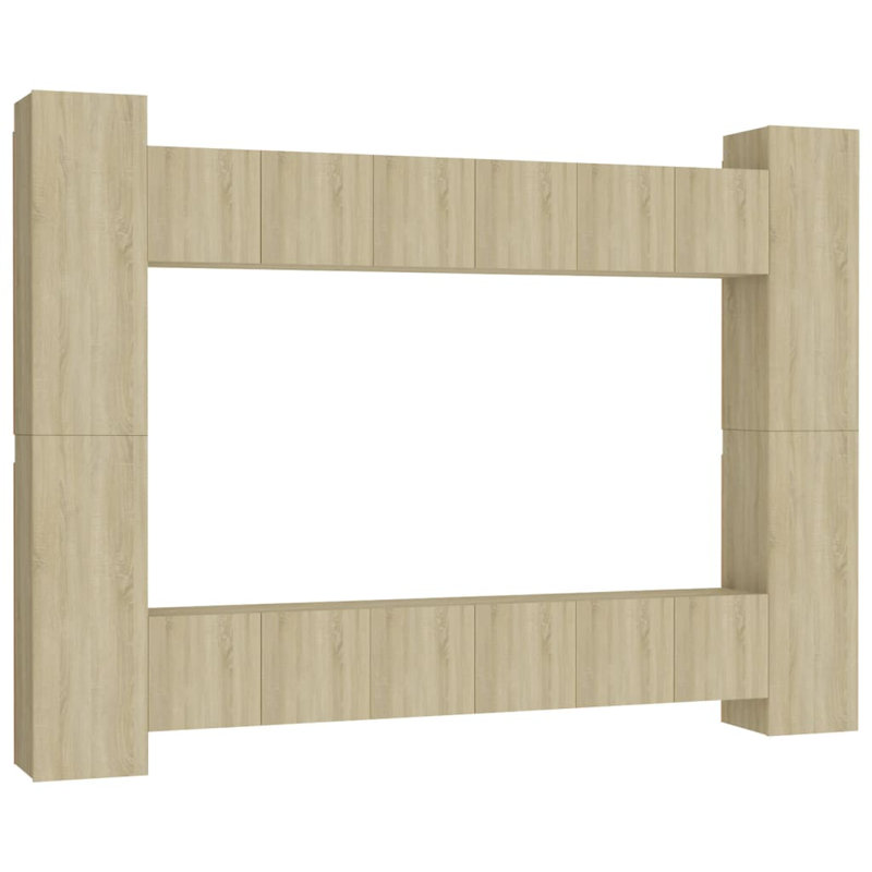 Benica Unfinished Entertainment Centre for TVs up to 32", Sonoma Oak