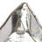 Stainless Steel Metal Single Candle Indoor Outdoor Silver Wall Sconce