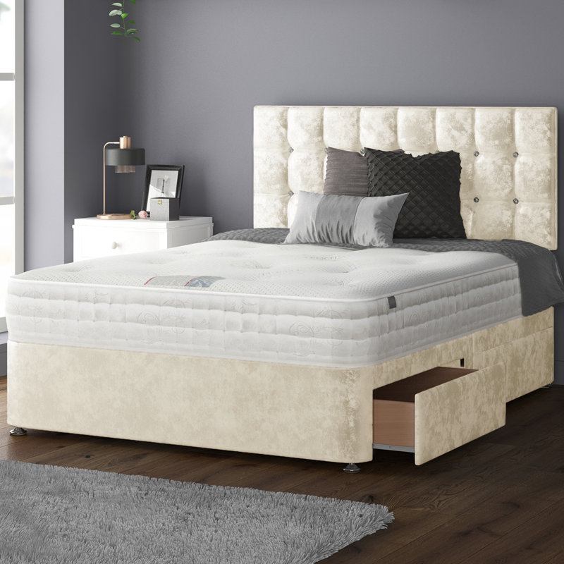 Rochester Upholstered Headboard, Cream, Single (3')