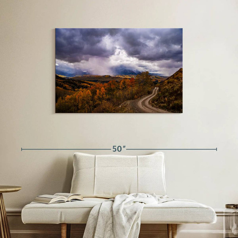 Roadside Aspen Trees, 26" H x 39" W