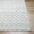 Lavande Geometric Wool Area Rug in Gray/Ivory-1908338036