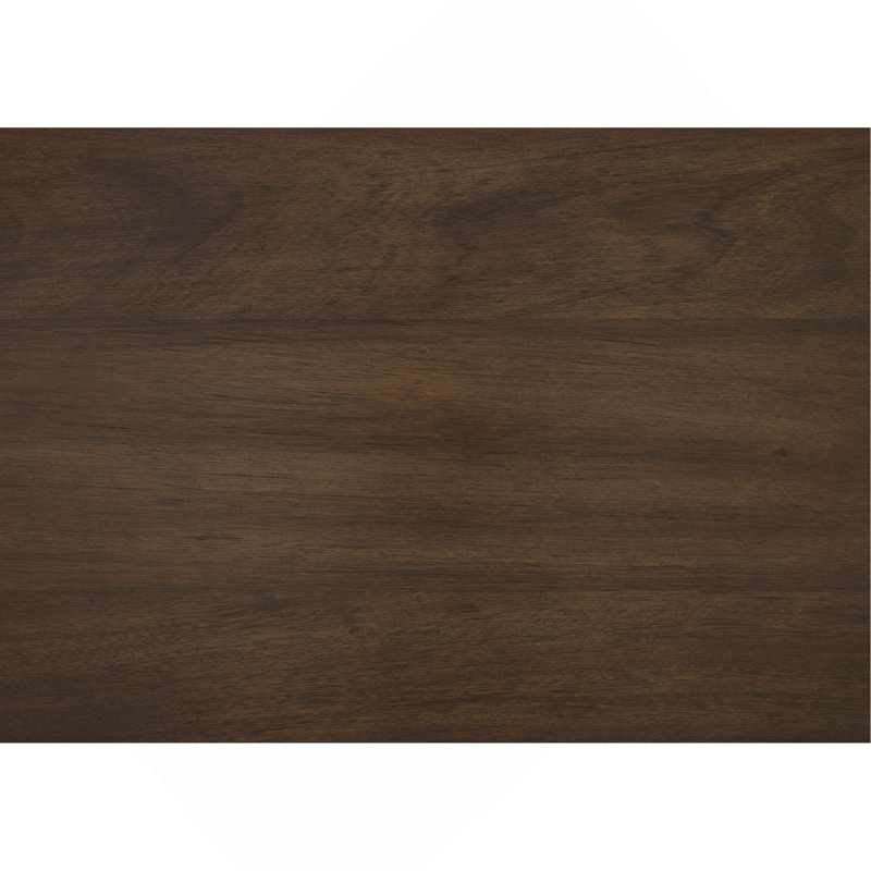 Ensemble de salle à manger 7 pièces, fini brun, hauteur du comptoir, comprenant une table, un repose-pieds en métal et 6 tabourets sur une structure en bois robuste.