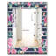 Miroir mural traditionnel fleur 33-40099981