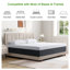 Matelas en mousse viscoélastique mi-ferme 10 po Alwyn Home Rilla-342318093