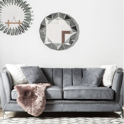 Quill Velvet Sofa