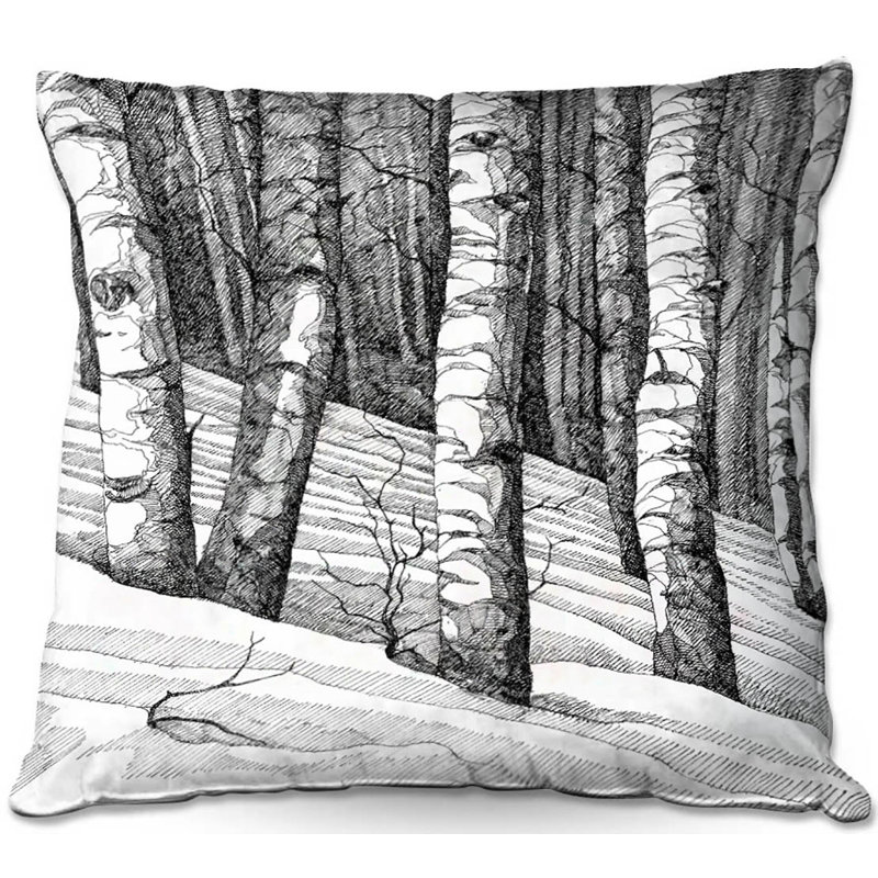 Coussin décoratif canapé à neige, 16 po x 1 po