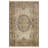 Heirloom Medallion Distressed Area Rug (Khaki)