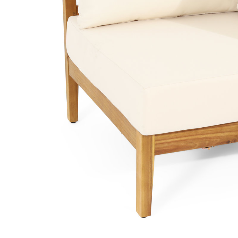 Canapé modulaire d'extérieur réversible de 80 po avec coussins Feller
