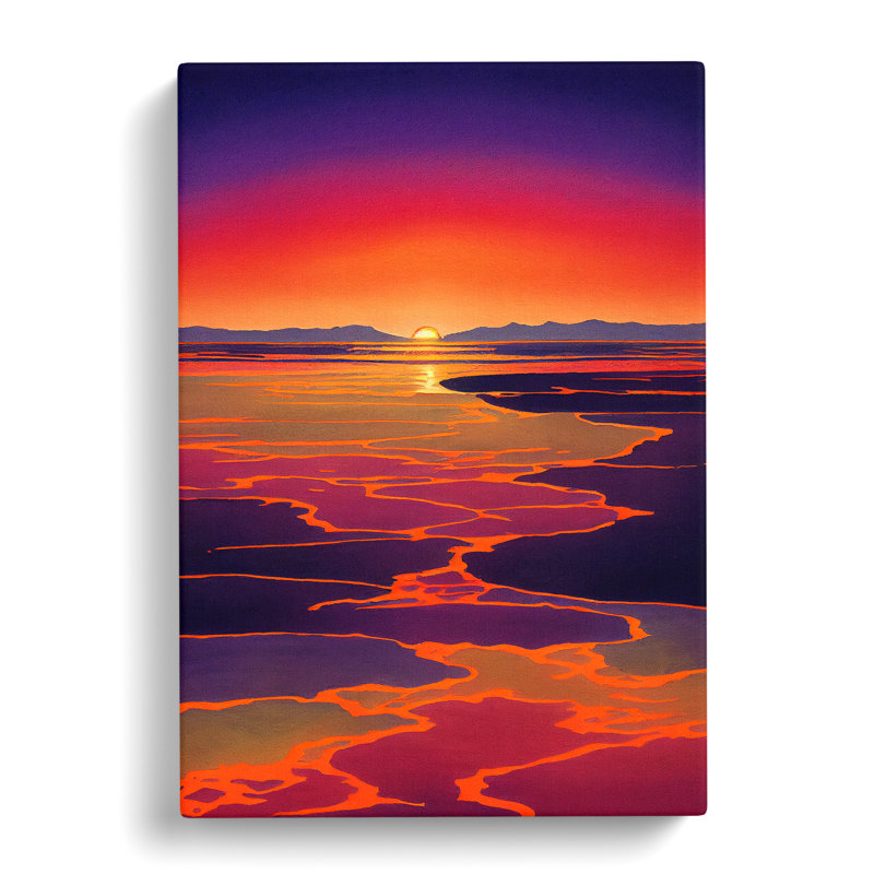 Unique Sunset - Wrapped Canvas, 60cm H x 40cm W x 3cm D