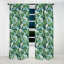 Motif tropical brise azur I - rideau à motif floral - 1 panneau occultant-107545653
