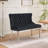 45.6”Velvet Upholstered 2-Seat Armless Loveseat-55121969-50376763