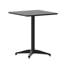 Table carrée pour l'intérieur et l'extérieur en aluminium à plateau lisse avec base Siward-921347168-848676356